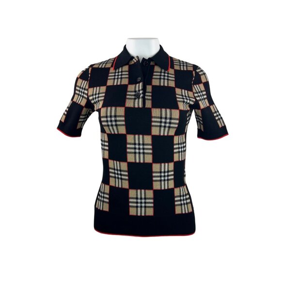 Burberry Knit Polo - Picture 1 of 2